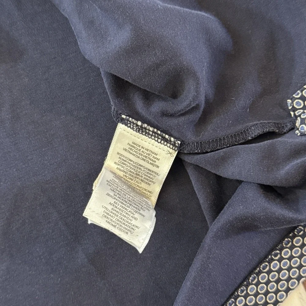 Polo Ralph Lauren Men's Polo‎ Shirt Performance All Over Pattern Blue Size XL